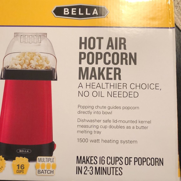 BELLA Other - BELLA Hot Air Popcorn Maker